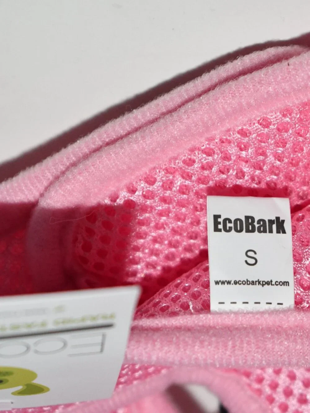 EcoBark Small Dog Harness, Baby Pink, Step-In Mesh Vest, Small, NWT